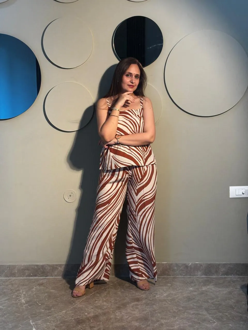 Zebra Drape Co-ord Set